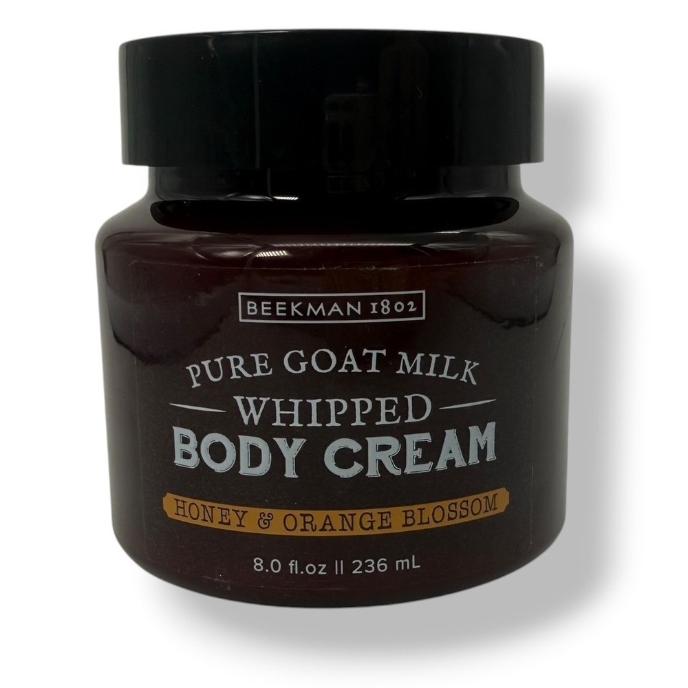 Beekman 1802 Honey & Orange Blossom Pure Goat Milk Whipped Body Cream 8oz New